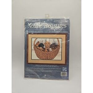 Vintage Cross Stitch Kit Needle Treasure Some Bark Some Don't #04627  NEW